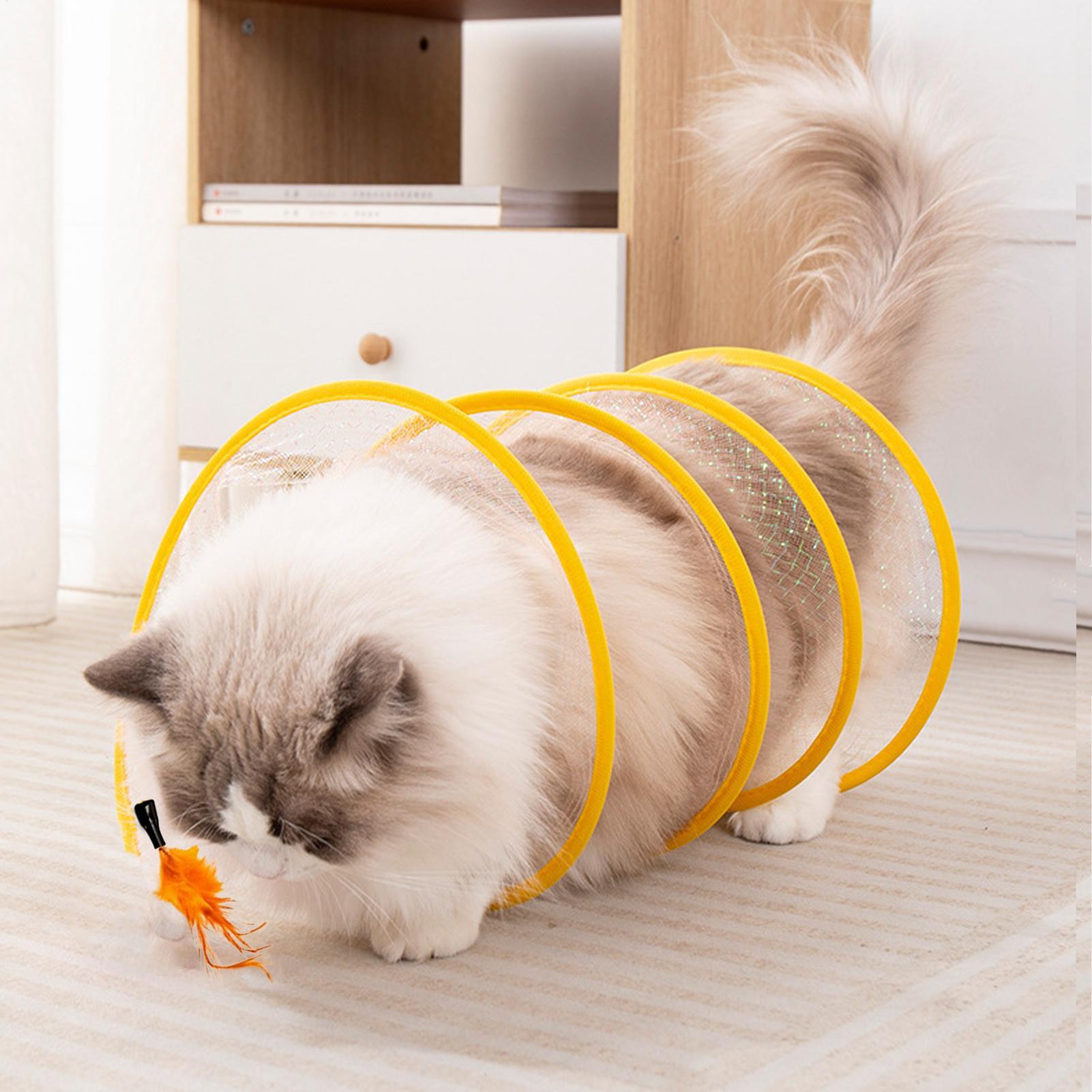 Cat Tunnel Toy - Cat Toy Tunnel Self Play Foldable