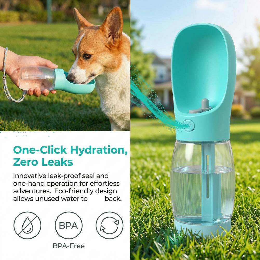 Pet Supplies Hours - Portable Dog Water Bottle Travel Pet