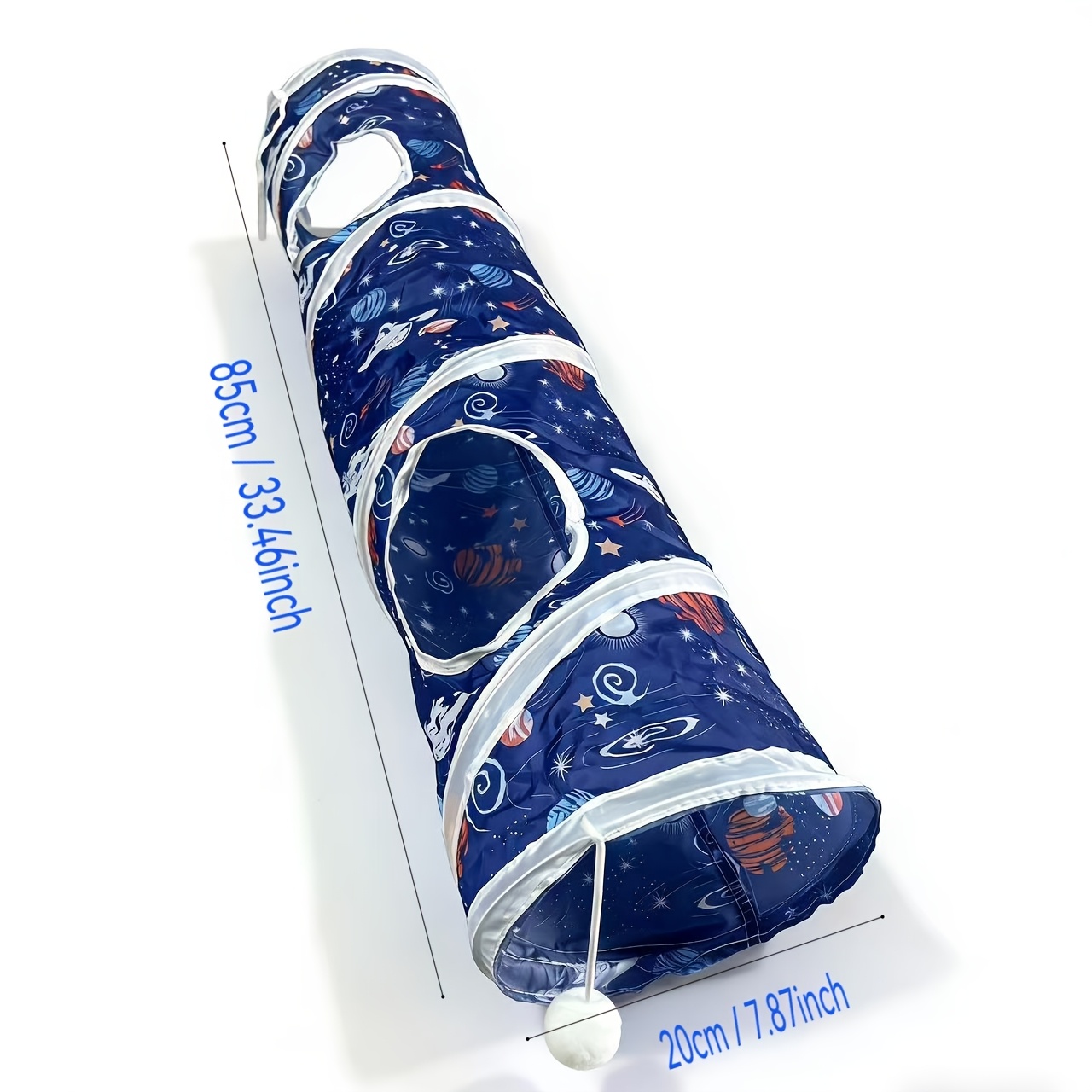 Cat Tunnel Toy - Foldable Portable Relax Pet Tunnel for