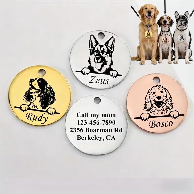 Pet Supplies Direct - Custom Pet Name Puppy Anti-lost Collars
