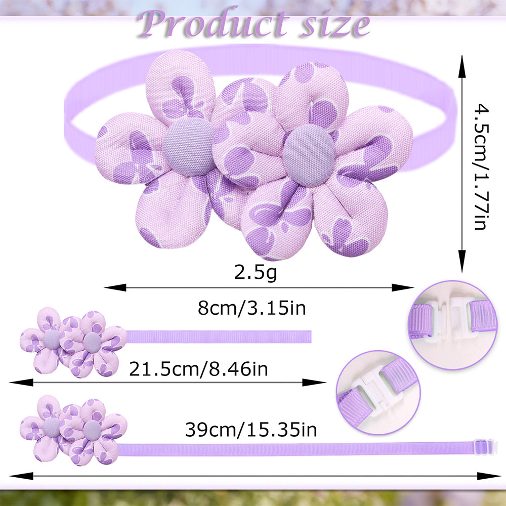 10PCS Flower Shape Sweet Dog B - Pet Supplies Hours recension och pris