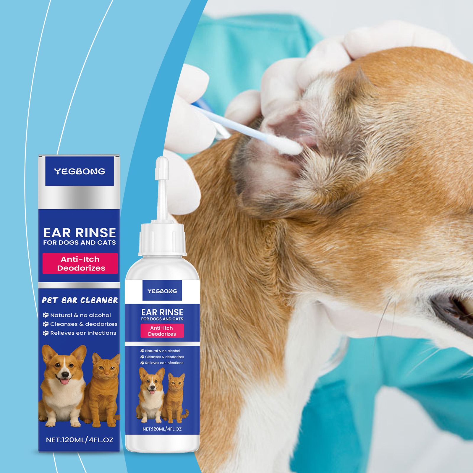 Pet Ear Cleaner For Dogs & Cat - Pet Ear Cleaner recension och pris