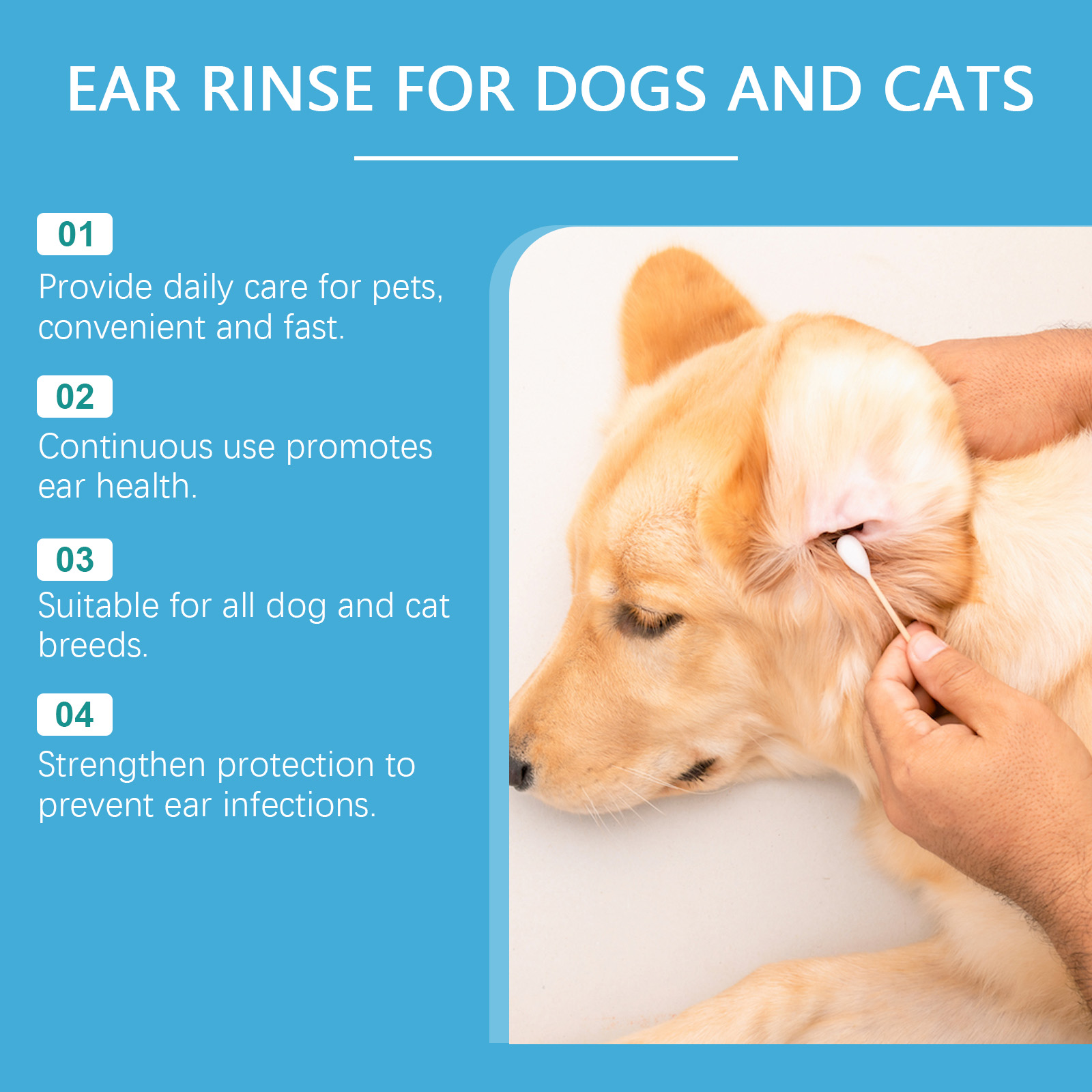 Pet Ear Cleaner For Dogs & Cat - Pet Ear Cleaner recension och pris