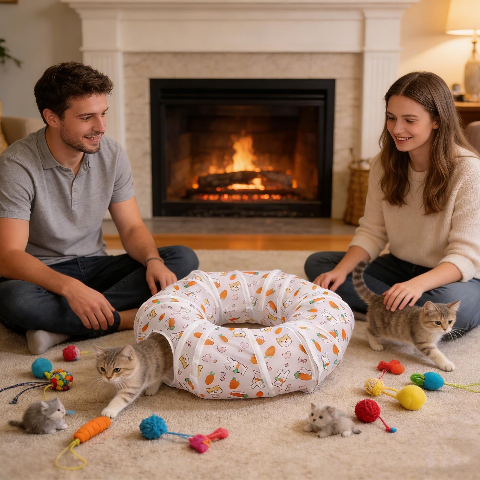 Cat Tunnels Interactive Foldab - Cat Tunnel Toy recension och pris