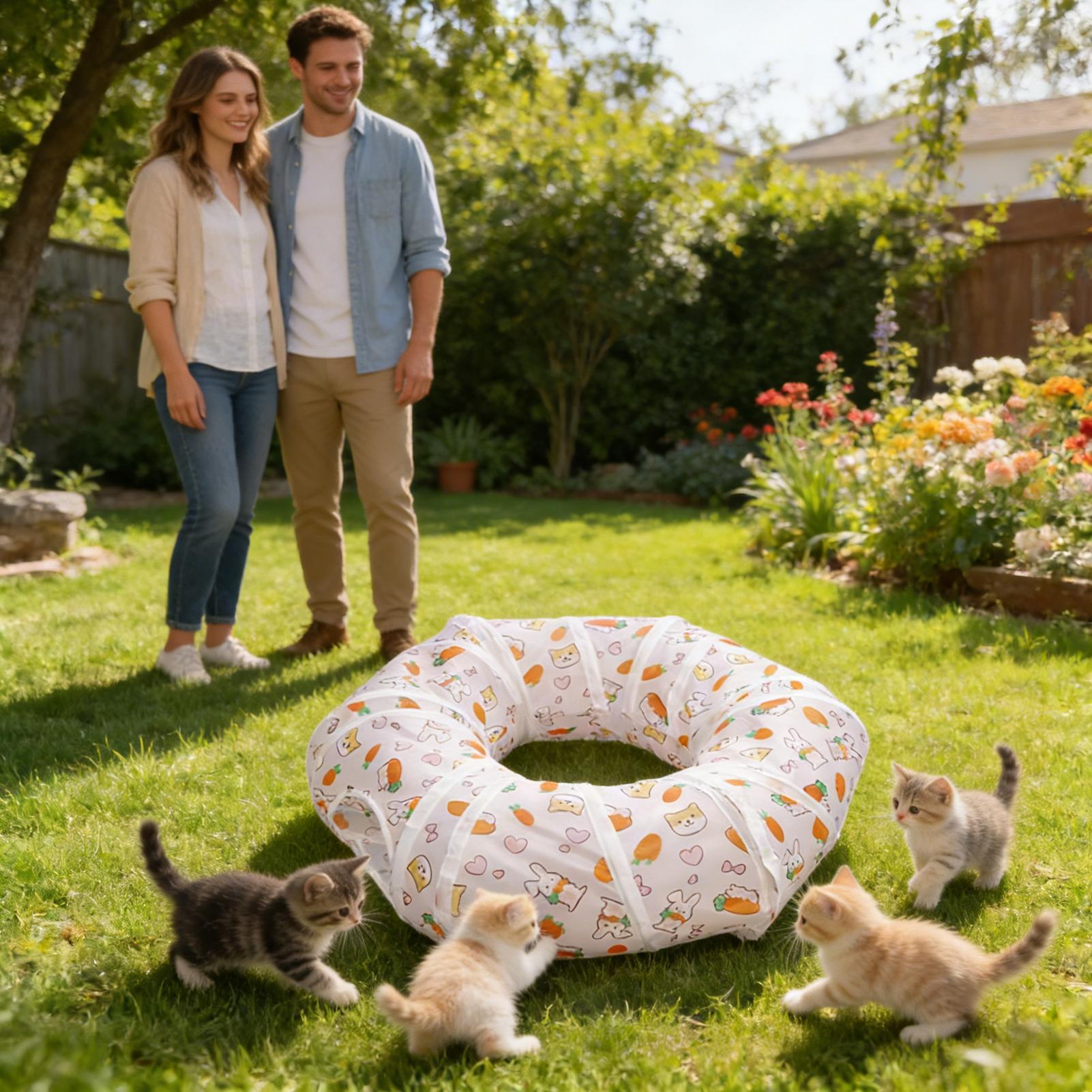 Cat Tunnels Interactive Foldab - Cat Tunnel Toy recension och pris