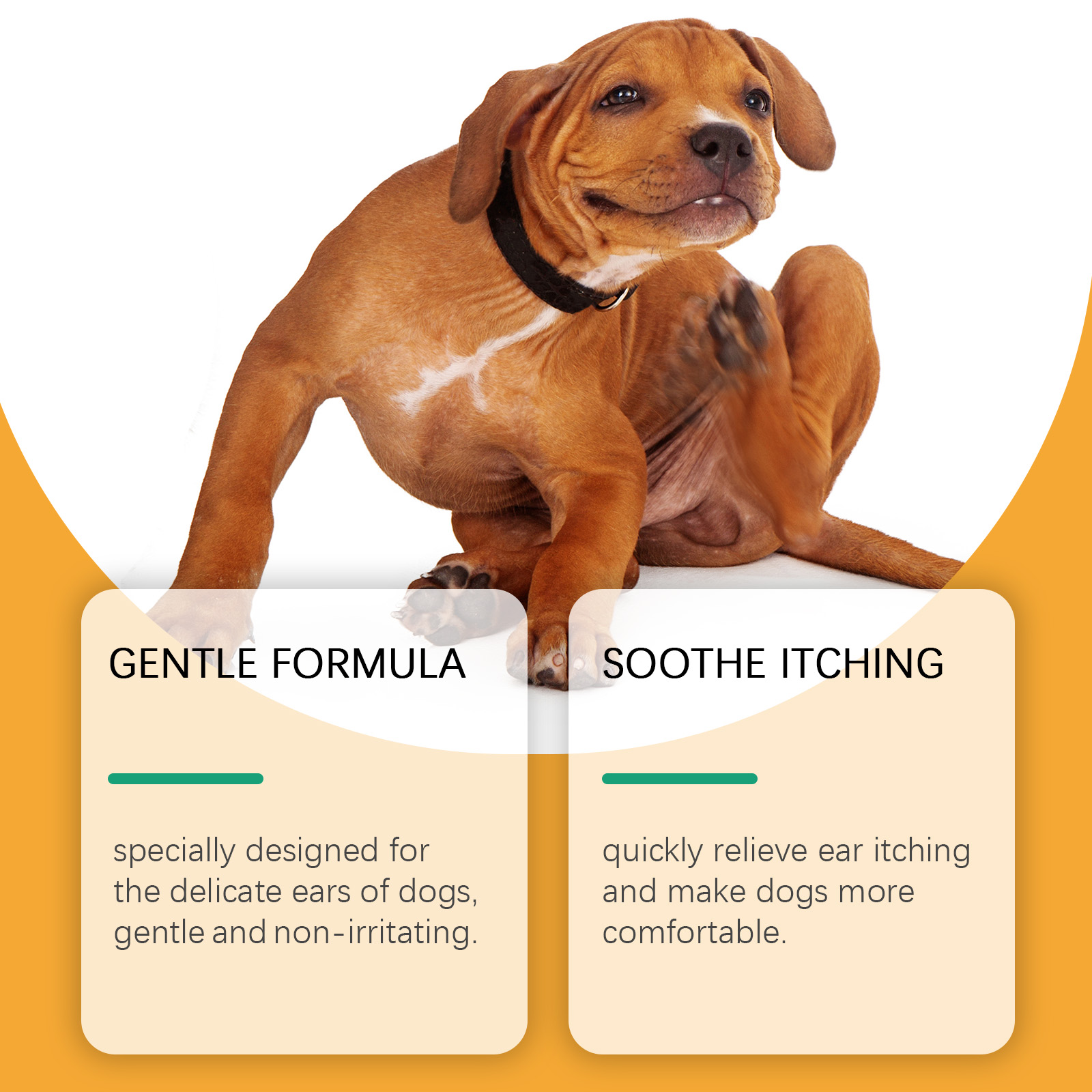 60ml Dog Ear Care Drops Reliev - Pet Ear Cleaner recension och pris