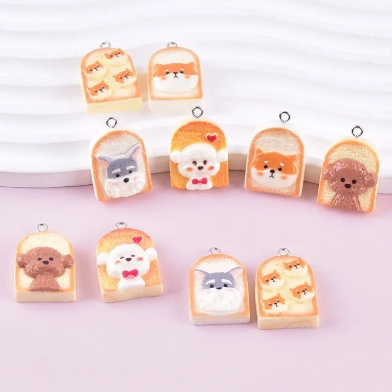 10Pcs Cute Toast Dog Resin Pen - Pet Supplies Direct recension och pris