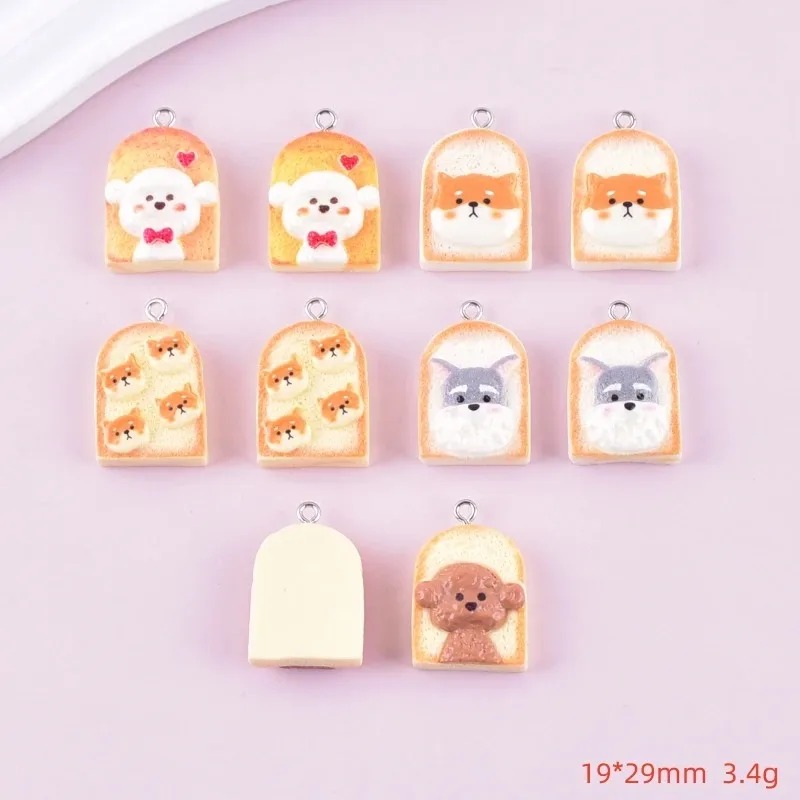 10Pcs Cute Toast Dog Resin Pen - Pet Supplies Direct recension och pris
