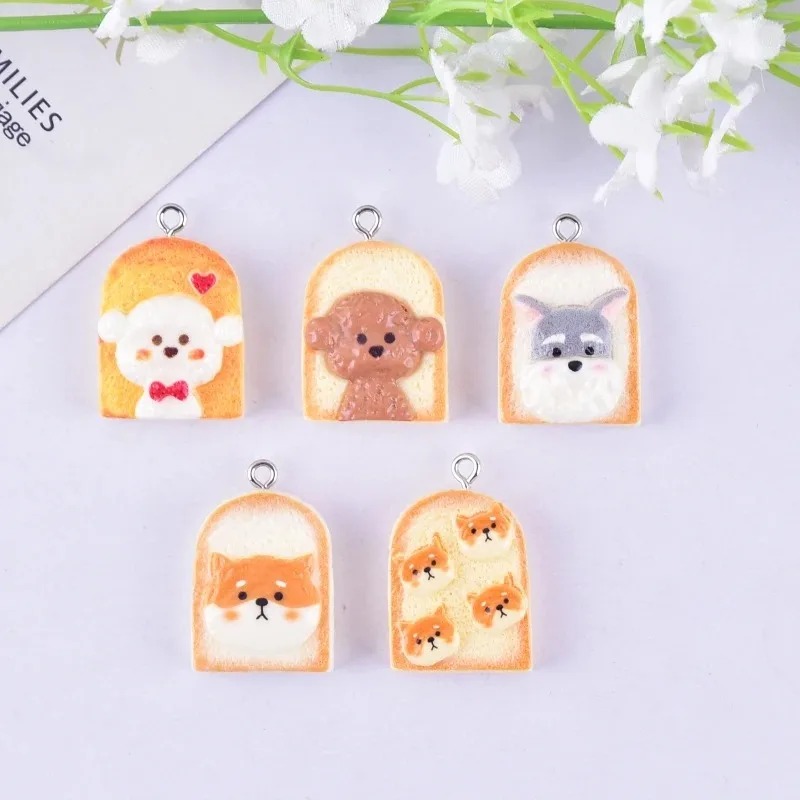 10Pcs Cute Toast Dog Resin Pen - Pet Supplies Direct recension och pris