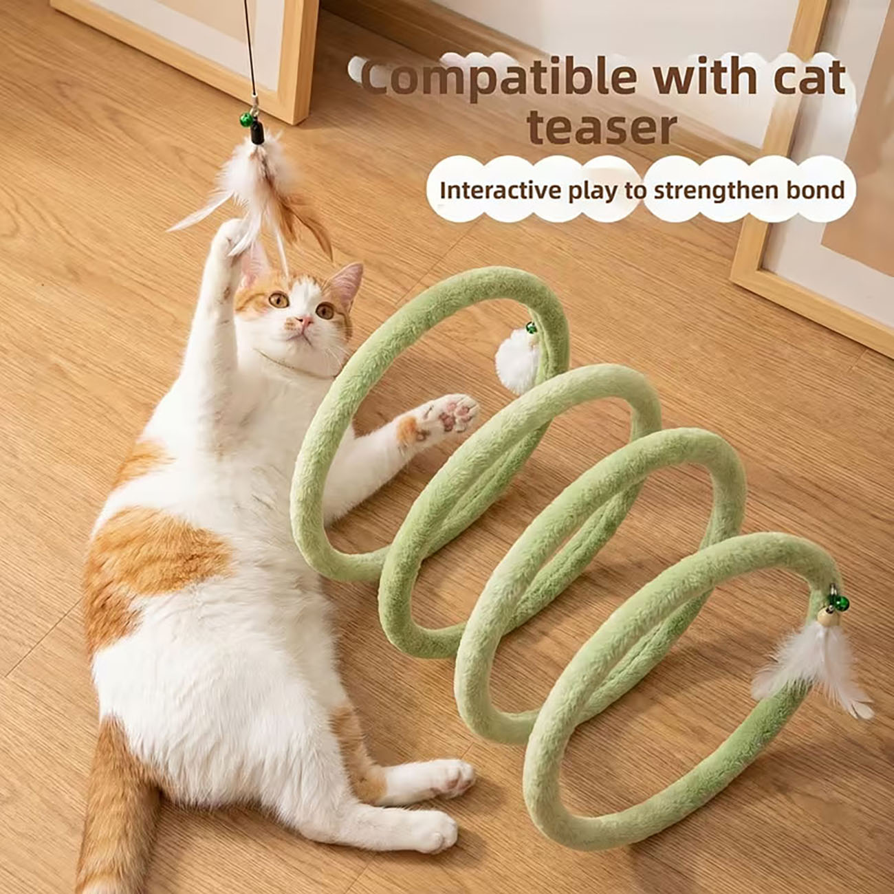 Spring cat tunnel toy with jin - Cat Tunnel Toy recension och pris