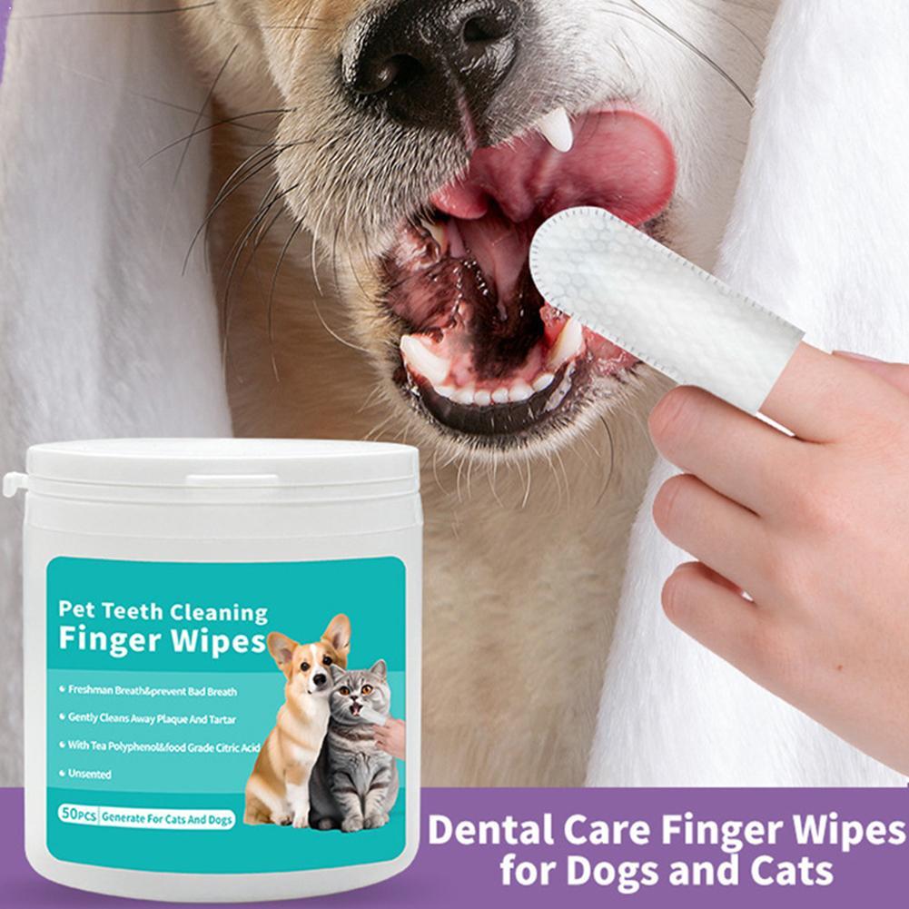 Pet Teeth Cleaning Finger Wipe - Pet Ear Cleaner recension och pris