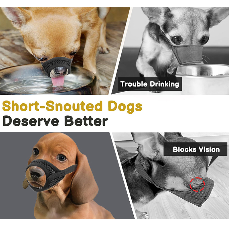 Mesh Muzzle For Short Snout An - Pet Supplies Hours recension och pris