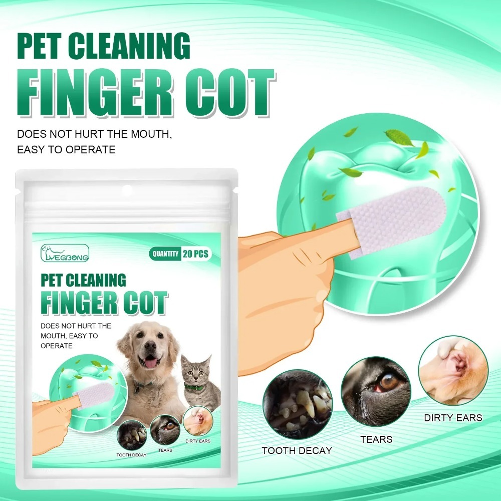 Disposable Pet Finger Cot Wet  - Pet Ear Cleaner recension och pris