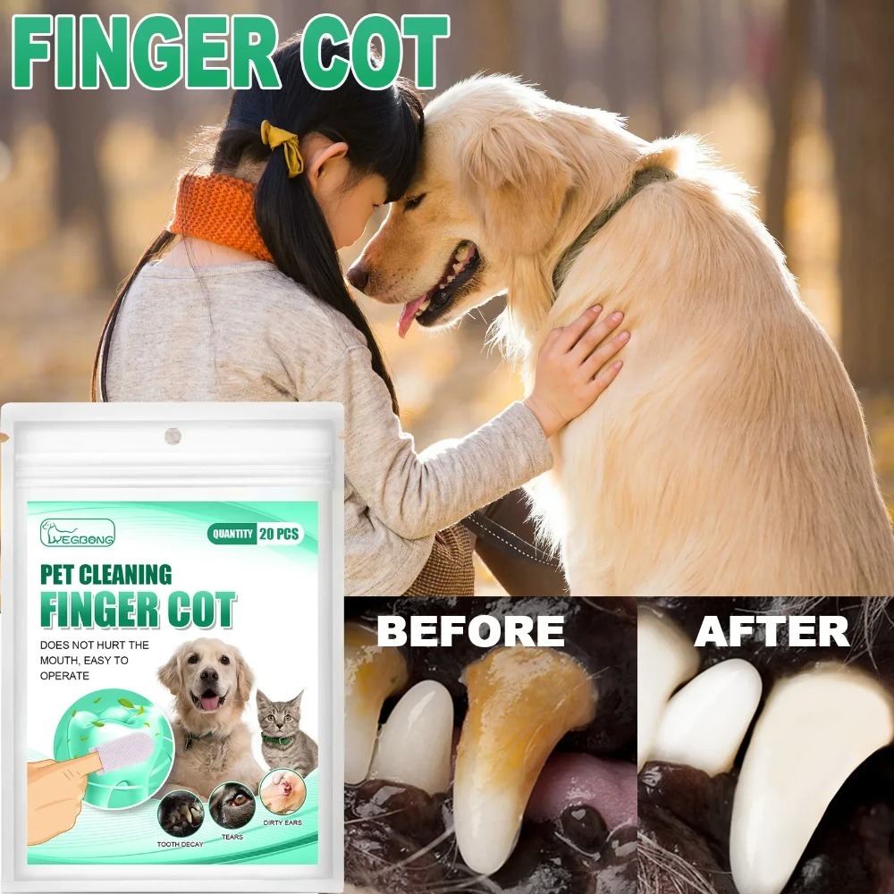 Disposable Pet Finger Cot Wet  - Pet Ear Cleaner recension och pris