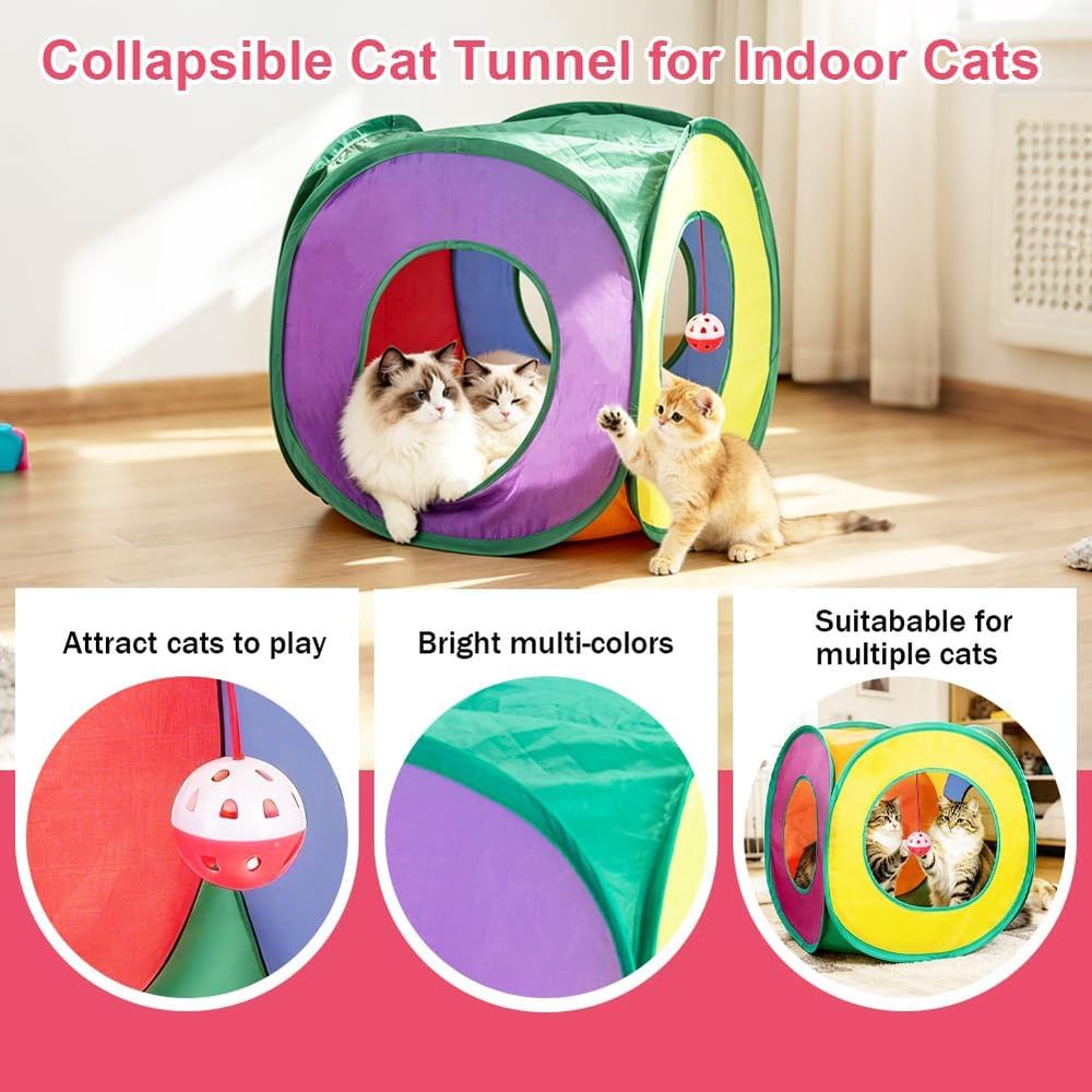 33 Pack Cat Toys or Indoor Cat - Cat Tunnel Toy recension och pris