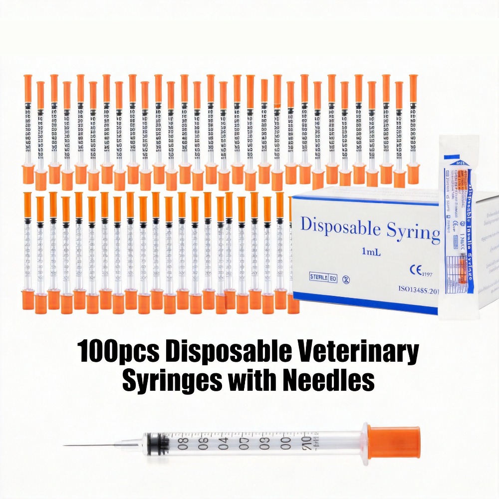 100pcs Disposable Syringe1ml 0 - Pet Supplies Direct recension och pris