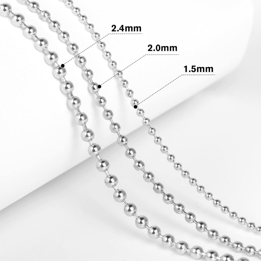 10m Stainless Steel Bead Ball  - Pet Supplies Direct recension och pris