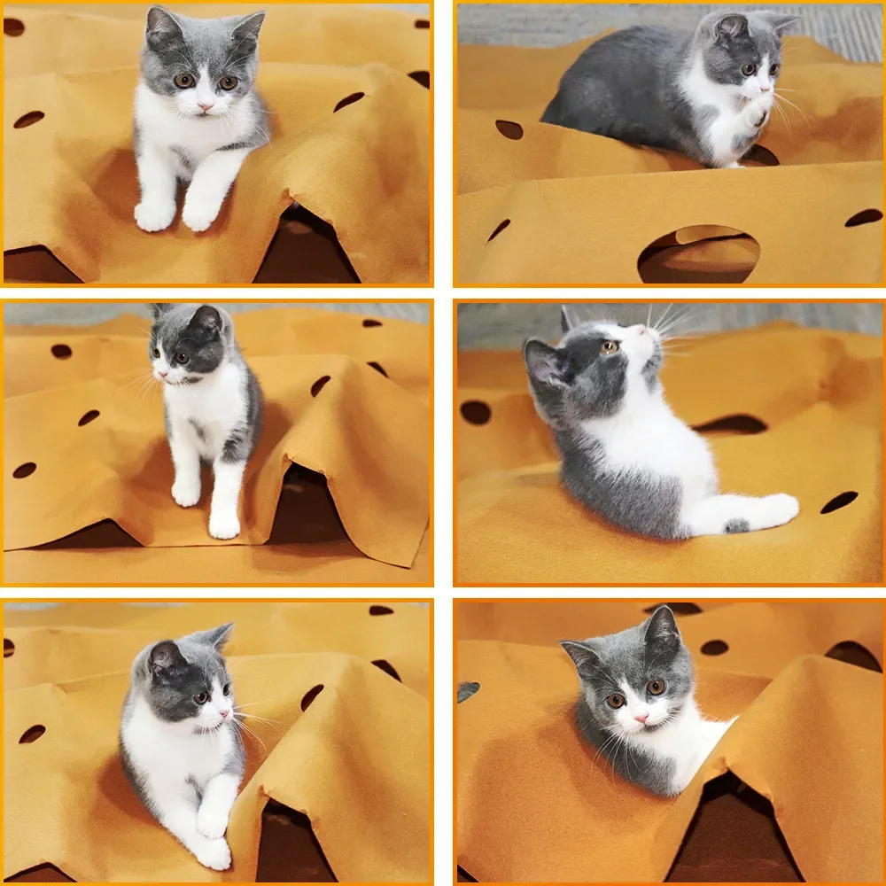 Cat Playing Game Mat Pet Toys  - Cat Tunnel Toy recension och pris