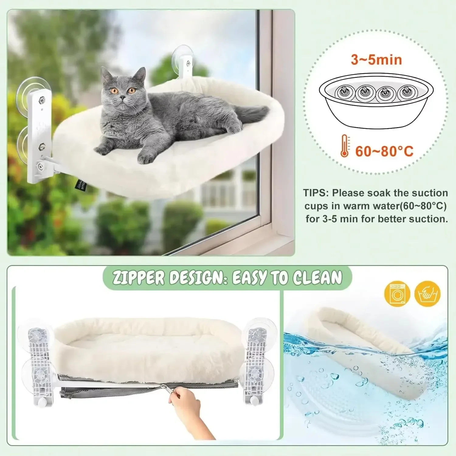 Cat Window Hammock Suction Cup - Cat Window Perch recension och pris