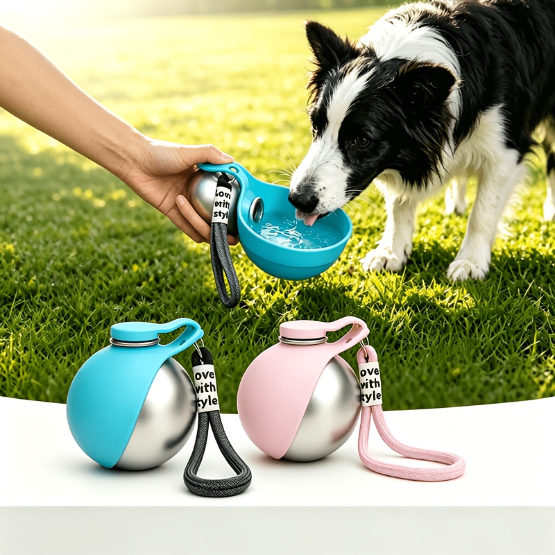 Dog Water Bottle Stainless Ste - Pet Supplies Hours recension och pris