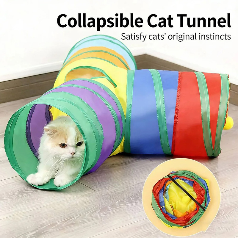 Cat Tunnel Pet Tube Collapsibl - Cat Tunnel Toy recension och pris