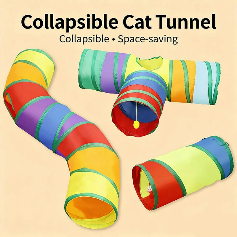 Cat Tunnel Pet Tube Collapsibl - Cat Tunnel Toy recension och pris