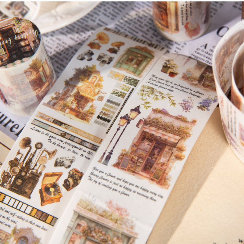 5x200cm Retro Food Shop Tape S - Pet Supplies Is Food recension och pris
