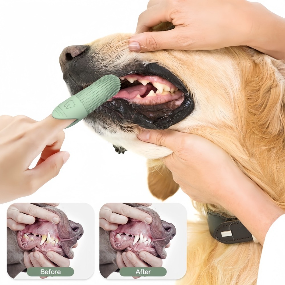 360 ° Pet Cleaning Finger Toot - Pet Supplies Is Food recension och pris