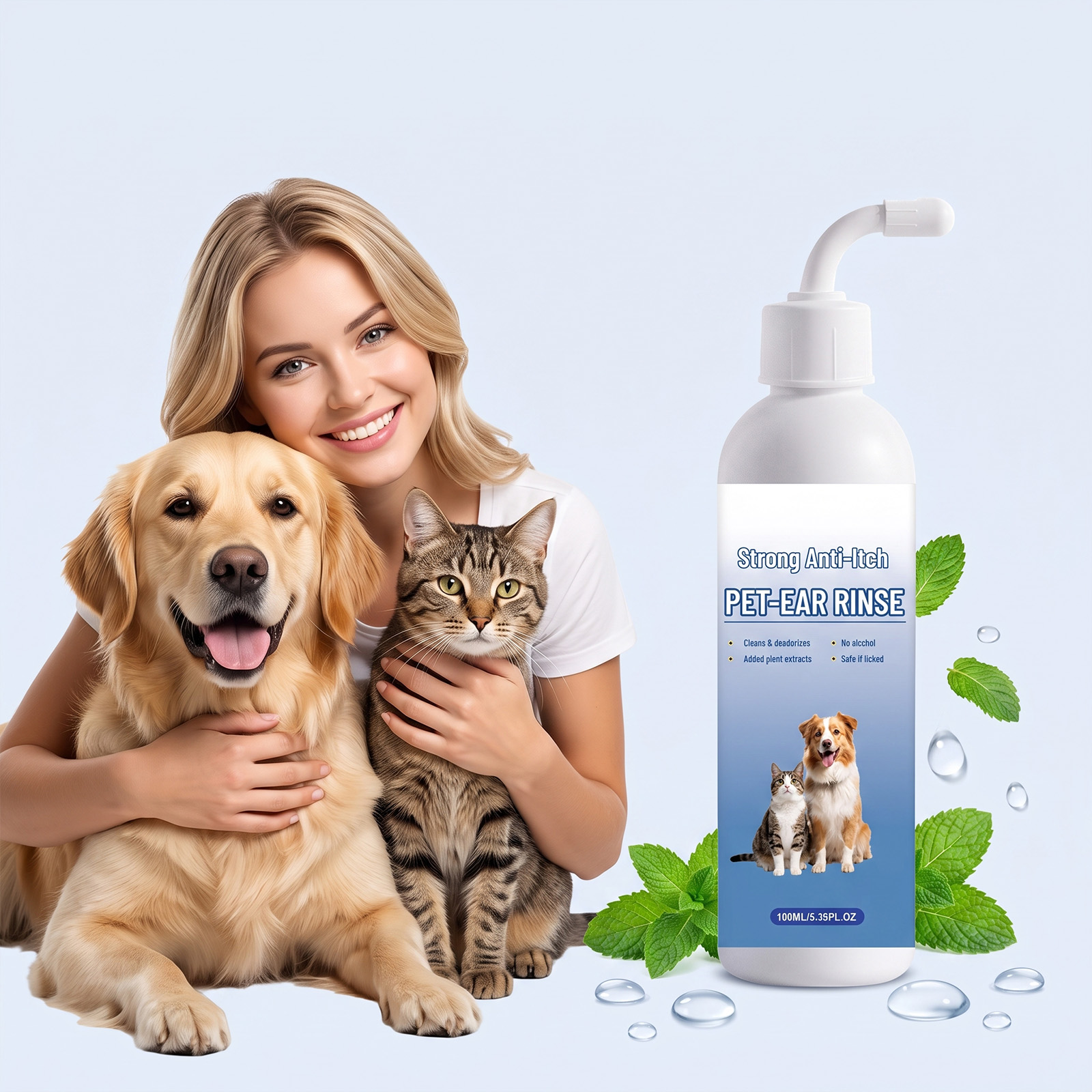 Pet Ear Cleaner Drops Dog Cat  - Pet Ear Cleaner recension och pris