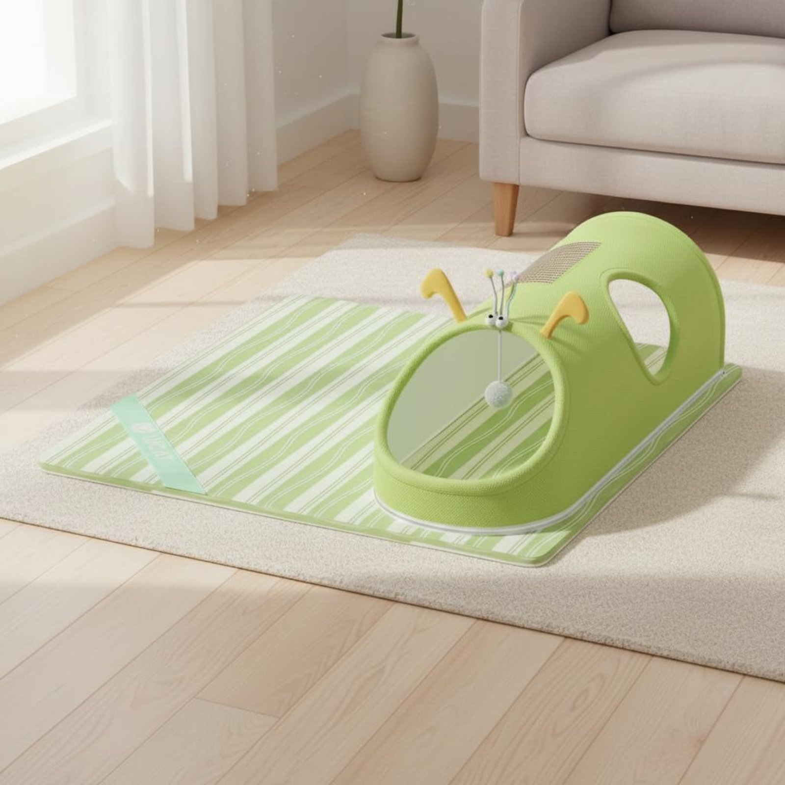 Feline Scratcher Tunnel Dangli - Cat Tunnel Toy recension och pris